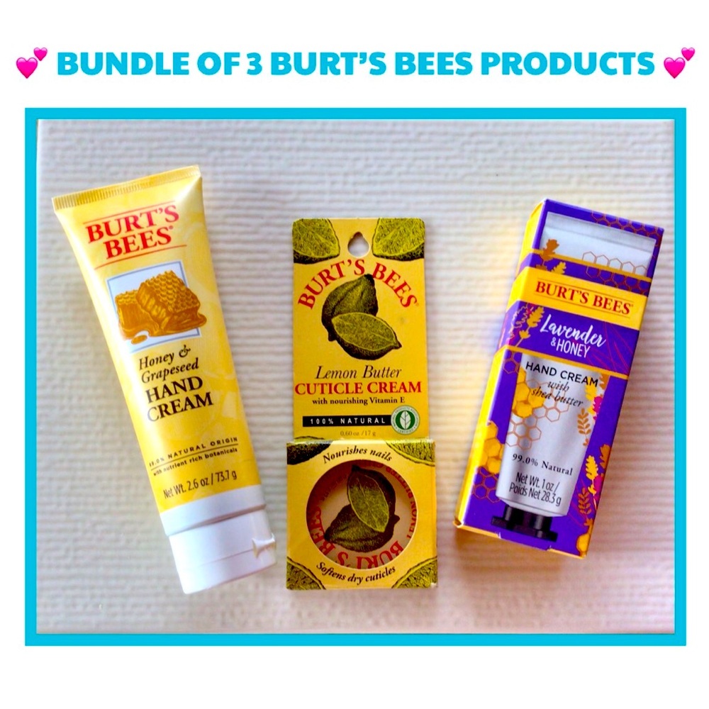 BUNDLE OF 3 BRAND NEW PRODUCTS FROM BURT’S BEES NWT